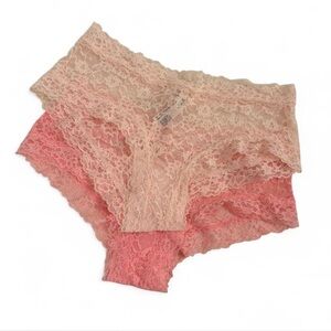 Victoria's Secret Lace Panties Pink